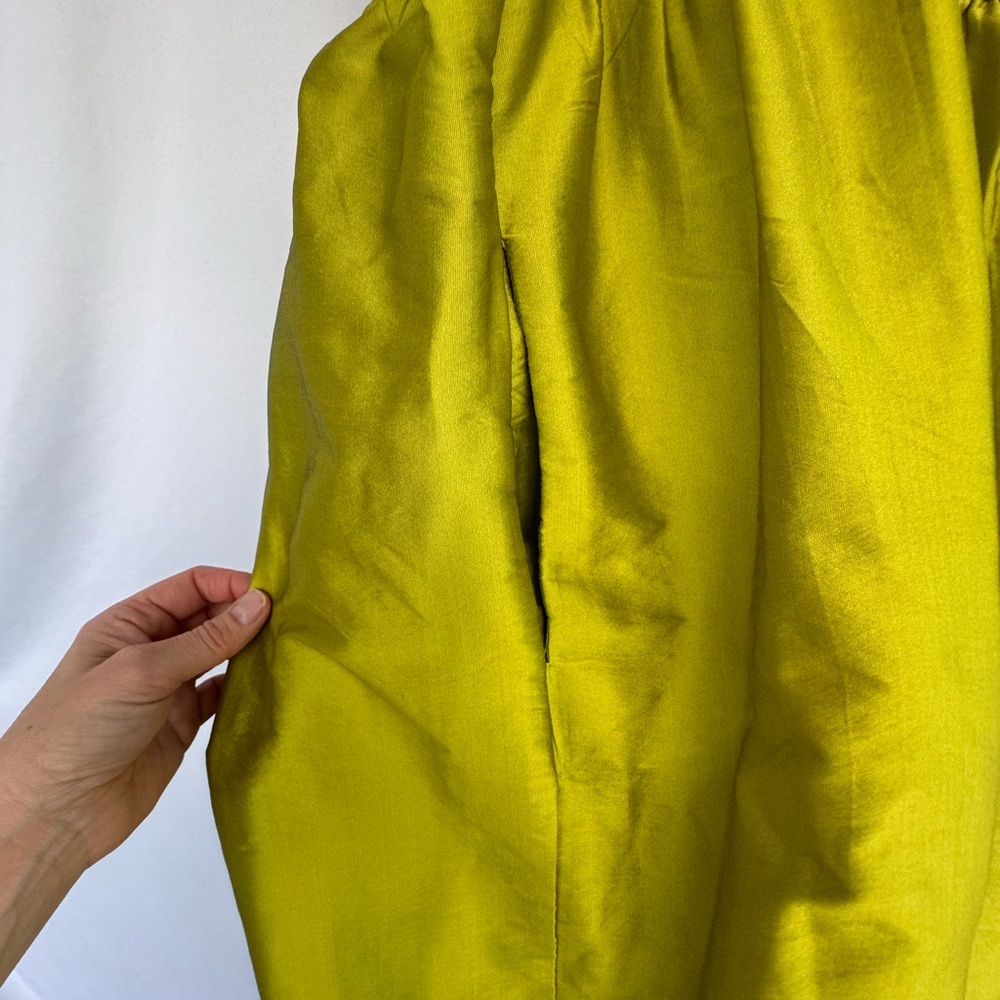 Druv Khapoor. chartreuse dress. - Picture 6 of 6